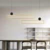 Lustre minimalista retangular longa