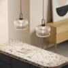 Pendente de vidro art decor