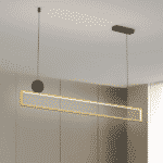 Lustre minimalista retangular longa miresa