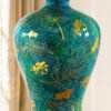 40x68cm-americano-retro-verde-l-mpada-de-mesa-cer-mica-para-o-quarto-sala-estar-l-1 Abajur cerâmica flora americana