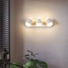 Casa-interior-luz-de-parede-360-graus-ajust-vel-fixado-na-parede-conduziu-a-l-mpada-1 Arandela com spots 360° ajustável