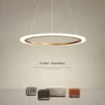 Lustre argola minimalista led Miresa