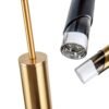 Diodo-emissor-de-luz-pingente-longo-tubo-l-mpada-preto-led-lustre-decora-o-para-casa Pendente led tubo longo