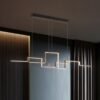 Lustre minimalista geometria longa miresa Lustre minimalista geometria longa miresa