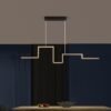 Geometria-nordic-preto-conduziu-a-ilumina-o-do-candelabro-sala-de-jantar-ilha-l-mpada-pendurada-2 Lustre minimalista geometria longa