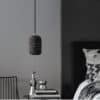 Pendente pedra cimento loft