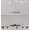 Trilho alumínio com spots de led flexível