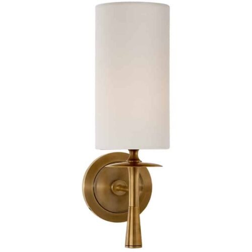 Arandela cobre design clássico americano