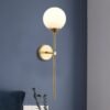 Hc57acaac065747e381aaaea9177dc3f28 Arandela bola vidro branco leitoso