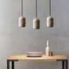 Pendente pedra cimento loft