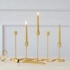 Hd1470562741a47c2a50b681e2a723755G Castiçal moderno dourado ferro