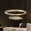Lustre argola cristal k9