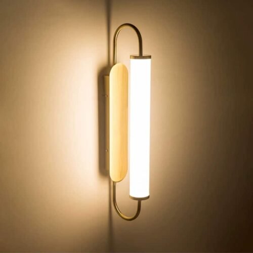 Ilumina-o-led-de-parede-de-metal-5w-rea-interna-sala-de-estar-vidro-decora-o Arandela tubular de led