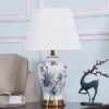 Lumin-ria-de-mesa-chinesa-azul-e-branca-l-mpada-de-mesa-em-cer-mica-vintage-1 Abajur cerâmica esmaltada floral