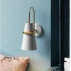 Lumin-ria-de-parede-macaron-moderno-candelabro-n-rdico-com-buzina-led-instala-o-criativa-para Luminária de parede industrial moderna