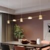 Lustre retangular com spot