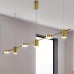 Lustre retangular com spot Miresa