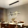 Lustre tubular spot argola