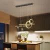 Lustre tubular spot argola
