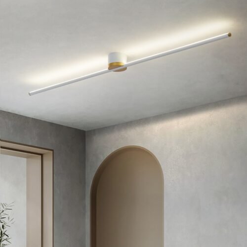 Plafon minimalista tubular longo miresa Plafon minimalista tubular longo miresa