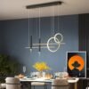 Lustre barra minimalista argola