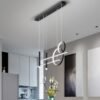 Lustre barra minimalista argola
