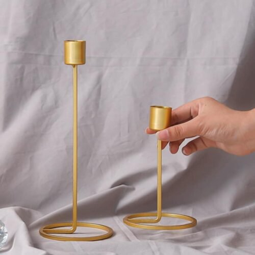 Moderno-ferro-casti-al-casti-al-casamento-festa-banquete-decora-o-ouro-l Castiçal moderno dourado ferro