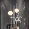 Moderno-led-bola-de-vidro-pingente-luz-l-mpadas-preto-silve-lat-o-nordic-decora-o-1 Pendente Replica IC S2 10 Anniversary