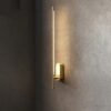 Nordic-corredor-todo-o-cobre-simples-linha-l-mpadas-de-parede-p-s-moderno-quarto-cabeceira-1 Luminária minimalista tubo dourado led