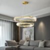 Lustre argola cristal k9