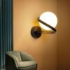 Preto-branco-metal-luzes-de-parede-simples-sala-estar-quarto-cabeceira-corredor-escadas-l-mpadas-g9-1 Arandela contemporânea bola de vidro