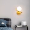 Preto-branco-metal-luzes-de-parede-simples-sala-estar-quarto-cabeceira-corredor-escadas-l-mpadas-g9-2 Arandela contemporânea bola de vidro
