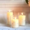 Vaso-cilindro-de-vidro-para-decora-o-da-casa-suporte-de-velas-flutuantes-para-vaso-de Castiçal cilindro vidro para velas