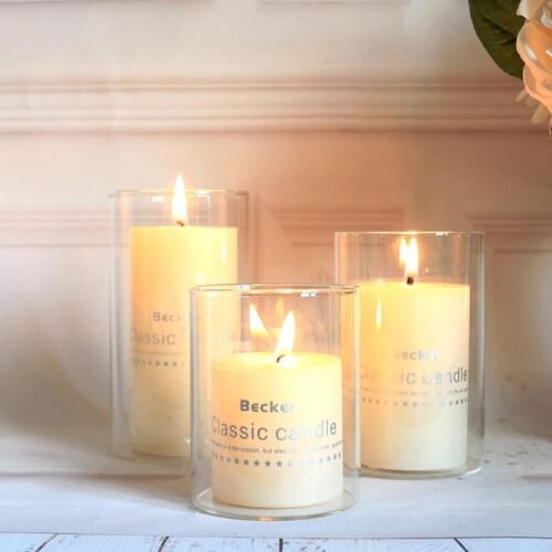 Vaso-cilindro-de-vidro-para-decora-o-da-casa-suporte-de-velas-flutuantes-para-vaso-de Castiçal cilindro vidro para velas