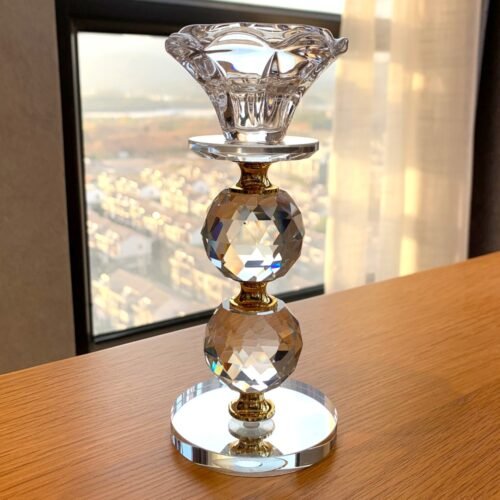 Velas-de-vidro-de-cristal-suporte-de-velas-feng-shui-tigela-candelabros-pe-as-centrais-de Castiçal/suporte cristal velas