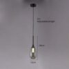 Zerouno-lumin-ria-led-de-cristal-candelabro-moderno-com-esfera-de-vidro-ilumina-o-para-restaurante-3 Pendente gota vidro translúcido