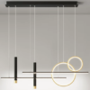 Lustre barra minimalista argola