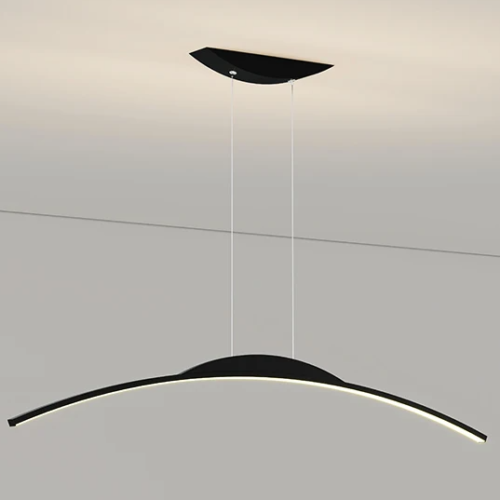 Lustre led arco minimalista