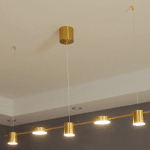 Lustre spot tubular fina led miresa