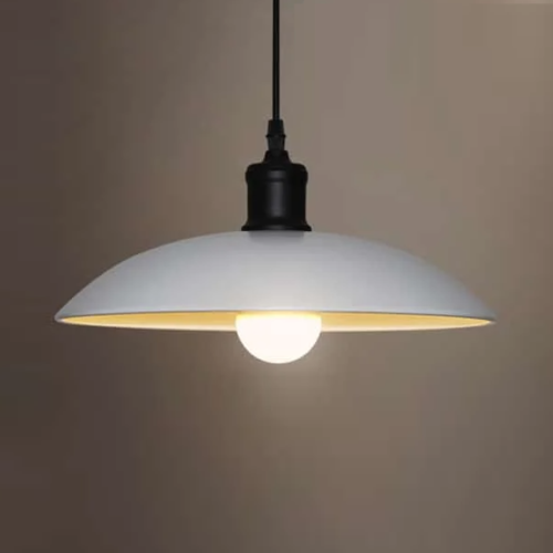 pendente industrial branco minimalista moderno marca miresa Pendente teto vintage loft