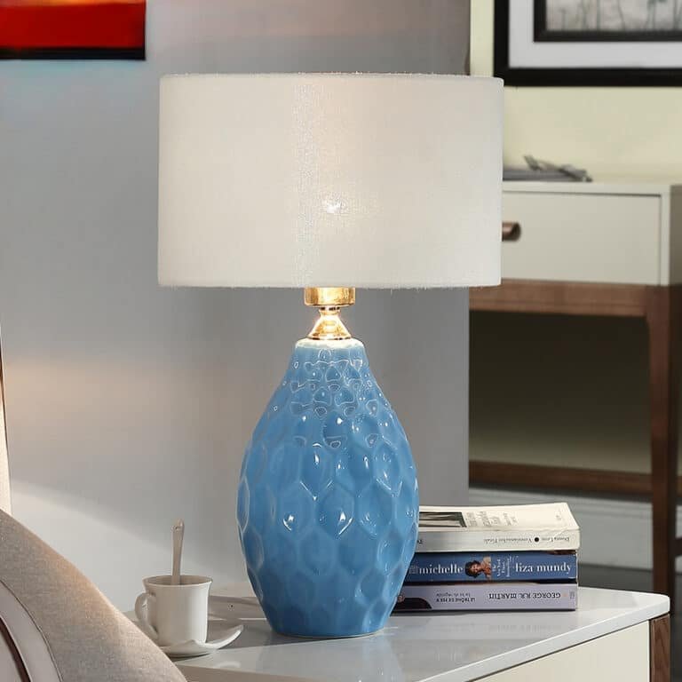 Abajur n rdico de cer mica l mpada de cabeceira para o quarto luz noturna simples 1