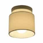 Plafon moderno redondo simples tecido Miresa