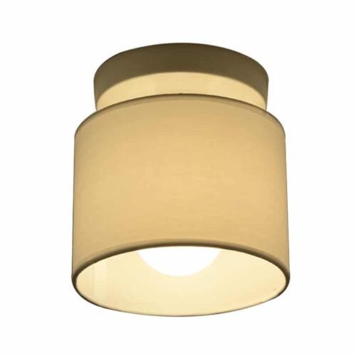 Plafon moderno redondo simples tecido Miresa Plafon moderno redondo simples tecido Miresa