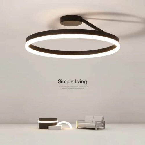 Plafon led argola alumínio miresa Plafon led argola alumínio miresa