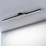 Plafon led tubular retangular miresa