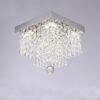 Plafon quadrado pingente cristal miresa Plafon quadrado pingente cristal miresa