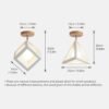 L-mpada-de-led-de-teto-para-interior-candelabro-americano-com-l-mpadas-quadradas-e27-para-3 Plafon cubo triangulo gaiola