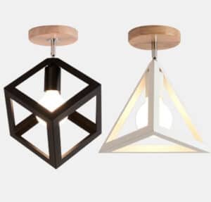 Plafon cubo triangulo gaiola miresa