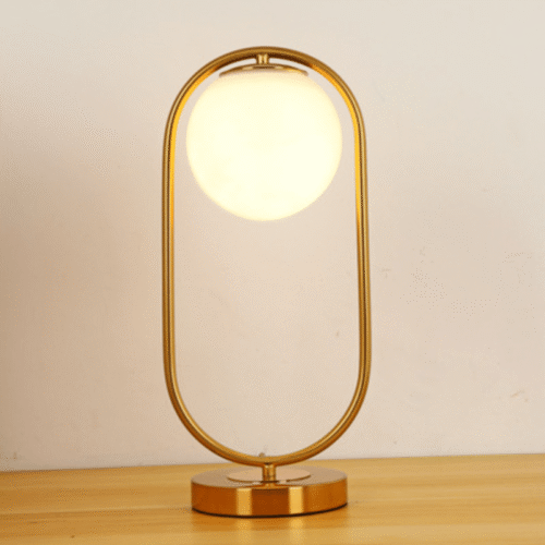 Lumin-ria-de-mesa-moderna-dourada-e-preta-lumin-ria-com-globo-de-vidro-abajur-para Abajur globo de vidro luz led