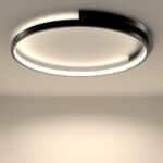 Plafon led argola alumínio miresa